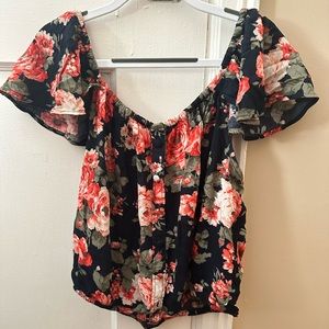 Abercrombie & Fitch floral blouse